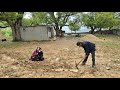 Torrential rains in nargis cottage and housework stopped