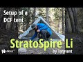 Setup of a Cuben Fiber tent, the StratoSpire Li #shorts