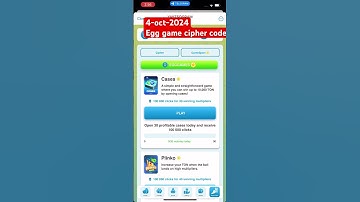 4-oct-2024 egg game cipher code #egggames #tapswap #blum #blurairdrop #googledeveloper #eggshorts