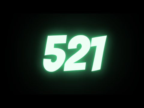 [8:41] 521 Seconds Countdown Timer with Beep Sound | 521s Alarm Timer Loud Noise at End Full HD
