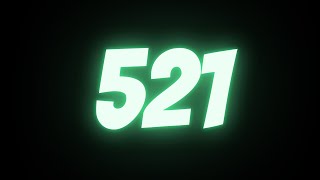 [8:41] 521 Seconds Countdown Timer with Beep Sound | 521s Alarm Timer Loud Noise at End Full HD