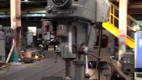20" CLAUSING VARIABLE SPEED DRILL PRESS