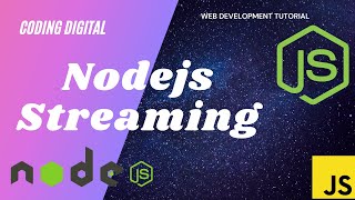 Node.js Streams - How to Read  Server Data in chunk Format