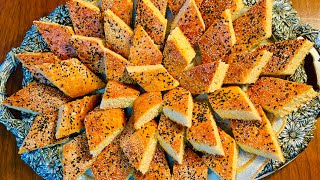 روت افغانی نرم و خوشمزه Afghan Sweet Bread (Roat)