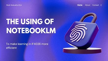 Belajar IF4026 Keamanan Siber ITERA: Persiapan Awal dengan NotebookLM | Progres 1