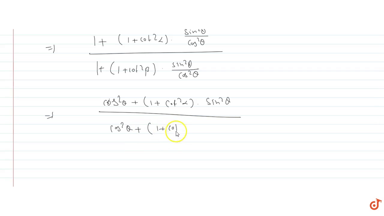 Prove That 1 Cosec 2alpha Tan2 Theta 1 Cosec 2beta Tan 2theta 1 Cot 2alpha Sin 2theta 1 Youtube Prove That 1 Cosec 2alpha Tan2 Theta 1 Cosec 2beta Tan 2theta 1 Cot 2alpha Sin 2theta 1 Youtube