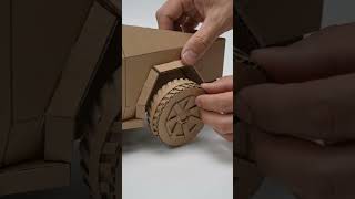 ⚡ From a simple piece of cardboard to an iconic Tesla Cybertruck! 📦🚘 #craftverse #automobile
