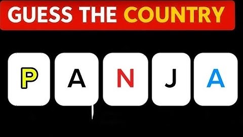 Guess the Country by Scrambled Letters | Fun Geography Quiz Challenge 2025