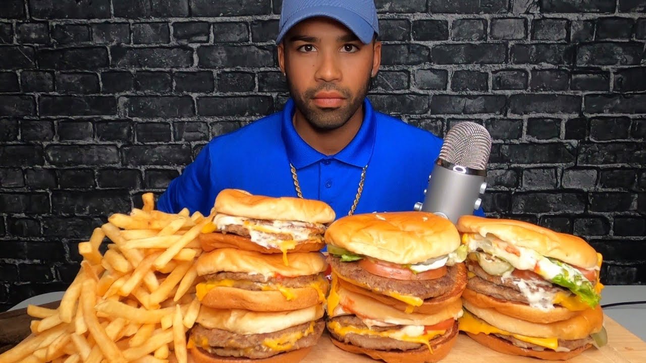 (ASMR) MCDONALD'S MUKBANG