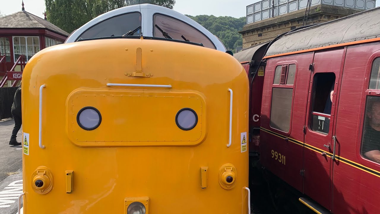 Brake Van Ride Behind Deltic 55009 KWVR Diesel Gala 20th June 2025 ...