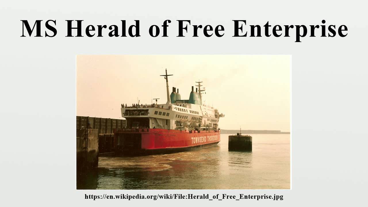 ms herald of free enterprise youtube enterprise ms