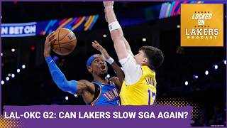 Lakers-Thunder GAME 2 PREVIEW! DEFENDING SGA. Will Redick GET WEIRD? screenshot 5
