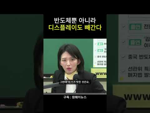 반도체뿐 아니라 디스플레이도 빼간다