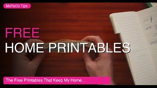 The Free Printables That Keep My Home Organized Year-Round | MoFloCo Tips