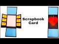 Greeting card tutorial  how to make scrapbook card  ss craft mantra