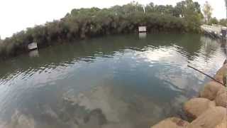 Ultralight fishing for Rainbow Trout, Israel Dafna  oktober 2012