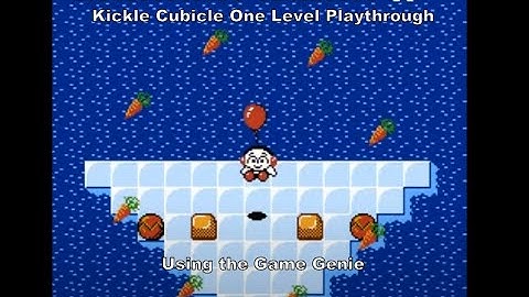 Kickle Cubicle One Level Playthrough using the Nes