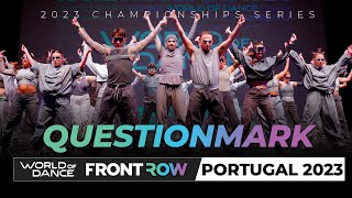 Questionmark 2Nd Place Team Division Frontrow World Of Dance Portugal
