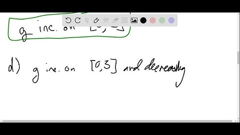 Let g(x) = ∫^x_0 f(t)  dt , where f is the function whose graph is shown. (a) Eva…