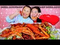 KING CRAB LEGS + LOBSTER + GIANT SHRIMP + CRAWFISH + SEAFOOD BOIL MUKBANG 먹방 EATING SHOW!