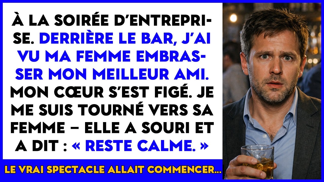 À la soirée d’entreprise, j’ai vu ma femme embrasser mon meilleur ami…