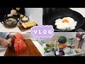 ENG) VLOG | 자취생 브이로그 🌶매콤아삭 새우찜🦐, 뚝배기불고기와 대왕계란말이 해먹고, 7kg짜리 수박 🍉쟁이는 자취 일상