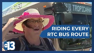 Professor rides every RTC bus route to show benefits of public transportation screenshot 3