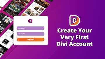 How to Create a Divi Account