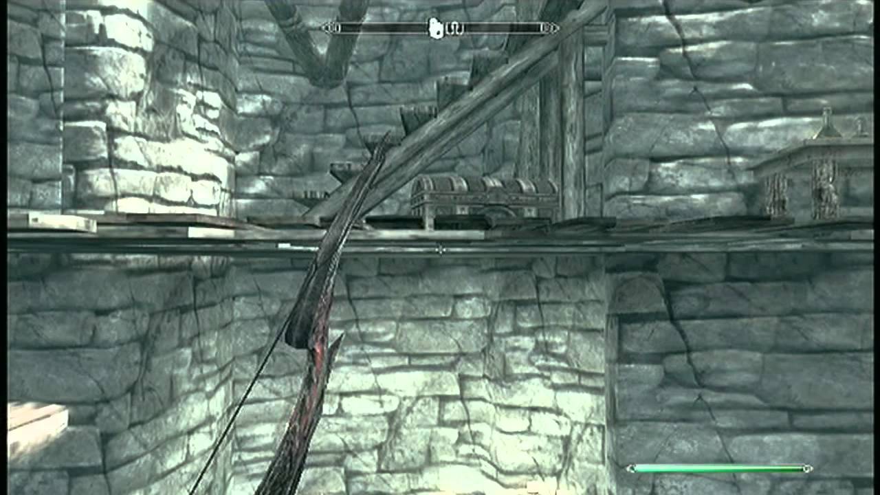 TES Skyrim Secret Glass Bow Location (Random) YouTube