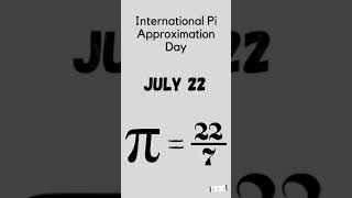 July 22 Ll Whatsapp Status Ll International Pi Approximation Day