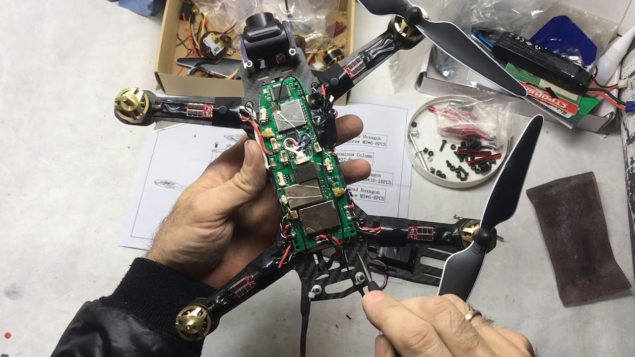 Hubsan h501ss 250sport1 на карбоновой раме