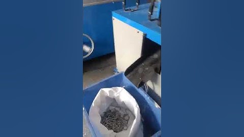 Automatic Hanger Hook Forming And Threading Machine