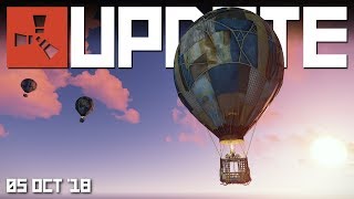 New L96, 8x scope, Hot air balloons | Rust update 5th October 2018