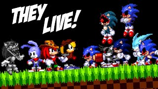 KNUCKLES SURVIVES EVERY EXE EVER!!! ILLUSION (Spirits of Hell DLC)