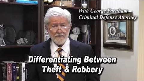 Differentiating Between Theft and Robbery