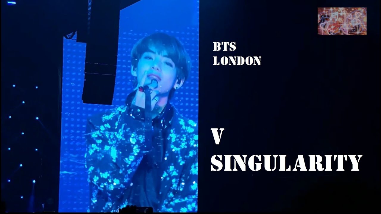 [BTS LONDON] 181010 방탄 태형 잘생긴 싱귤래러티- V Singularity