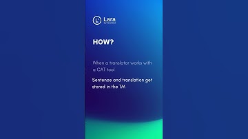 How Translation Memories Work ?