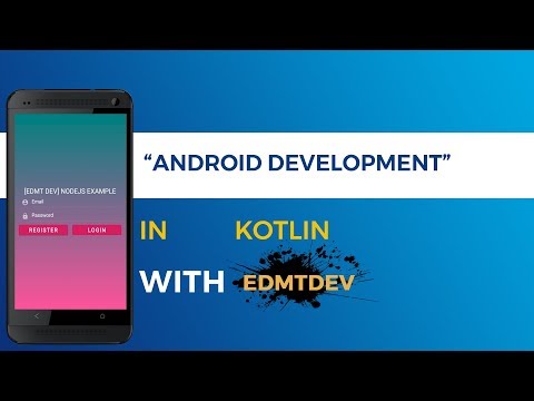 Kotlin Android Tutorial - Register and Login with NodeJS and MySQL