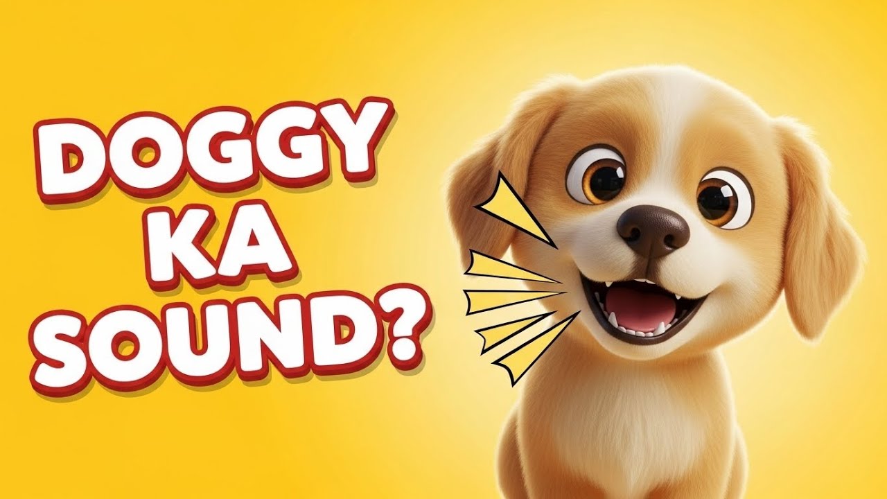 Doggy Kaise Bolta Hai? 🐕 Animal Sounds for Toddlers | Woof Woof Meow!