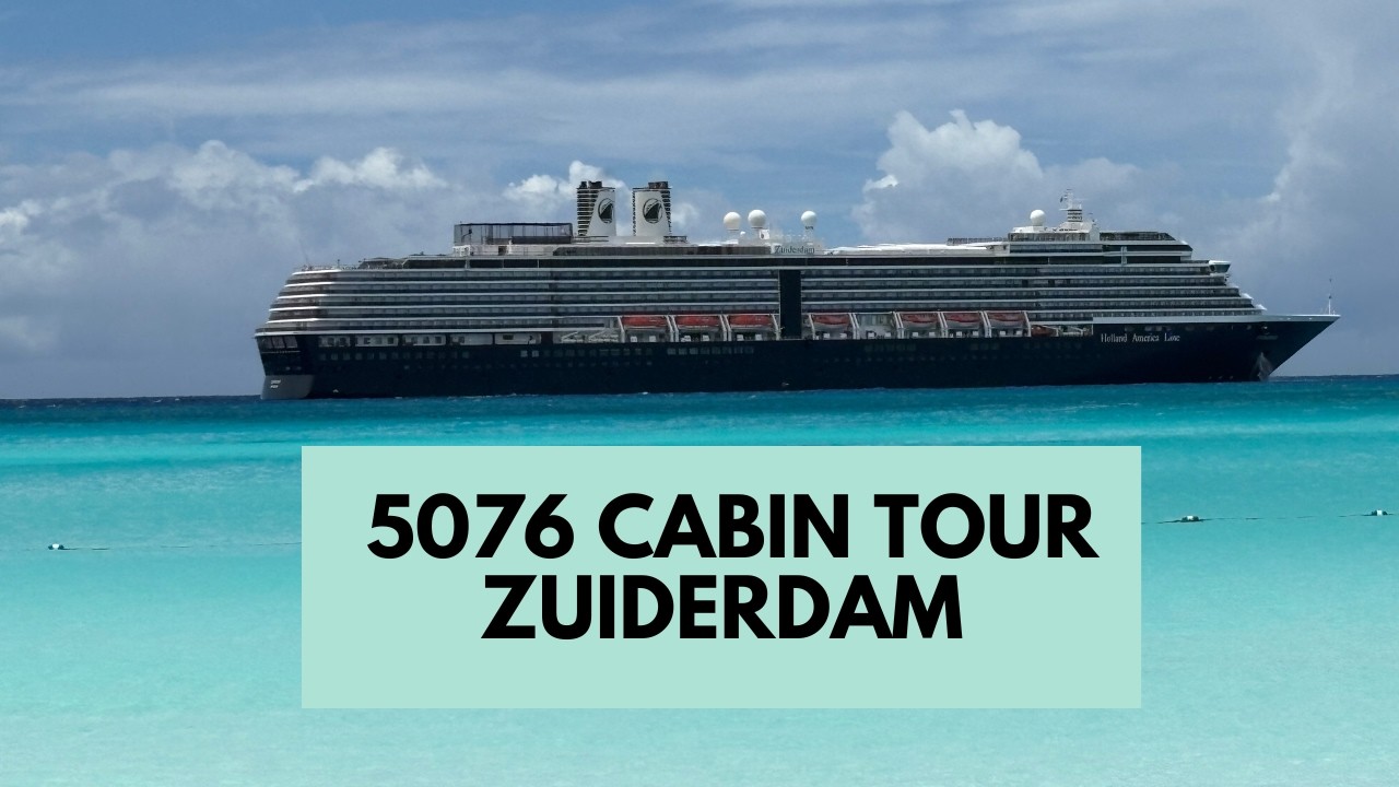 Zuiderdam Cabin Tour 5076 Zuiderdam | Holland America