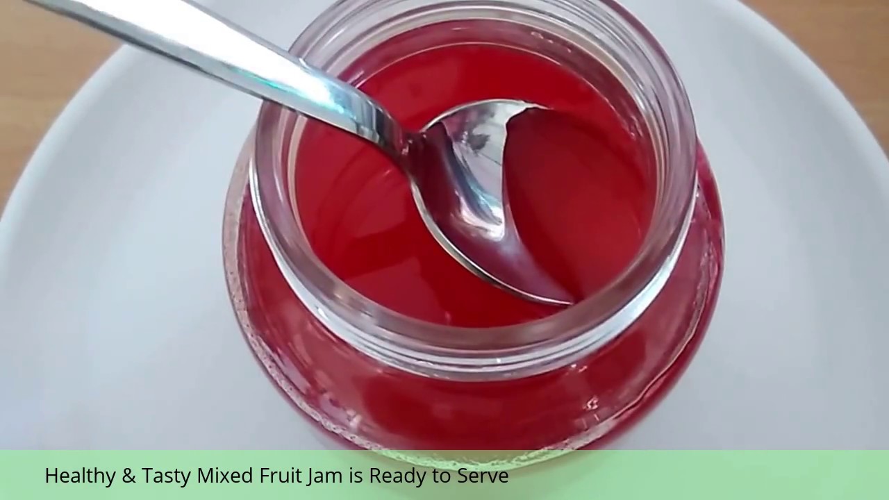 Foodix Instant Mixed Fruit Jam Preparation YouTube