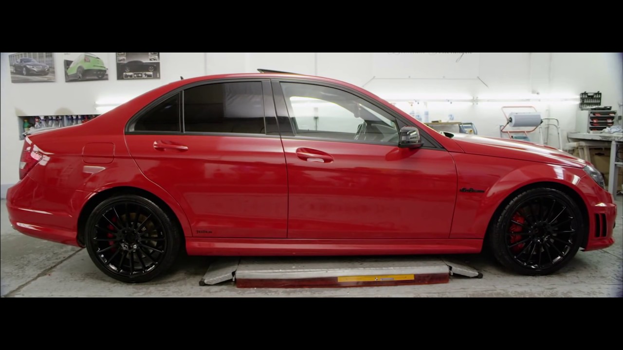 fostla.de Premium-Folierungen Mercedes-Benz C63 AMG Car Wrapping 2013