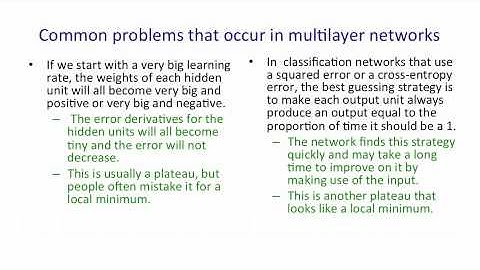 6 - 2 - A bag of tricks for mini-batch gradient descent