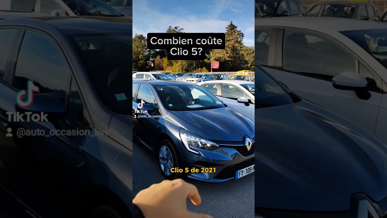 combien coûte Renault Clio 5 d'occasion ?