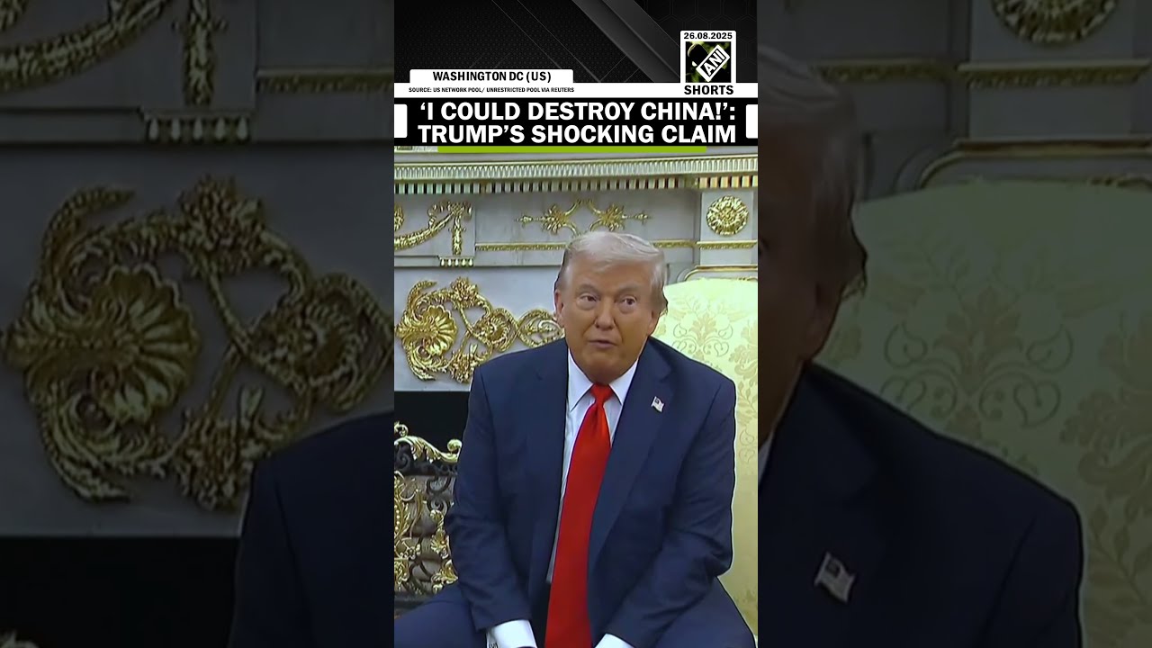 Trump Drops Bombshell US President Warns He Could Destroy China With Incredible Cards 