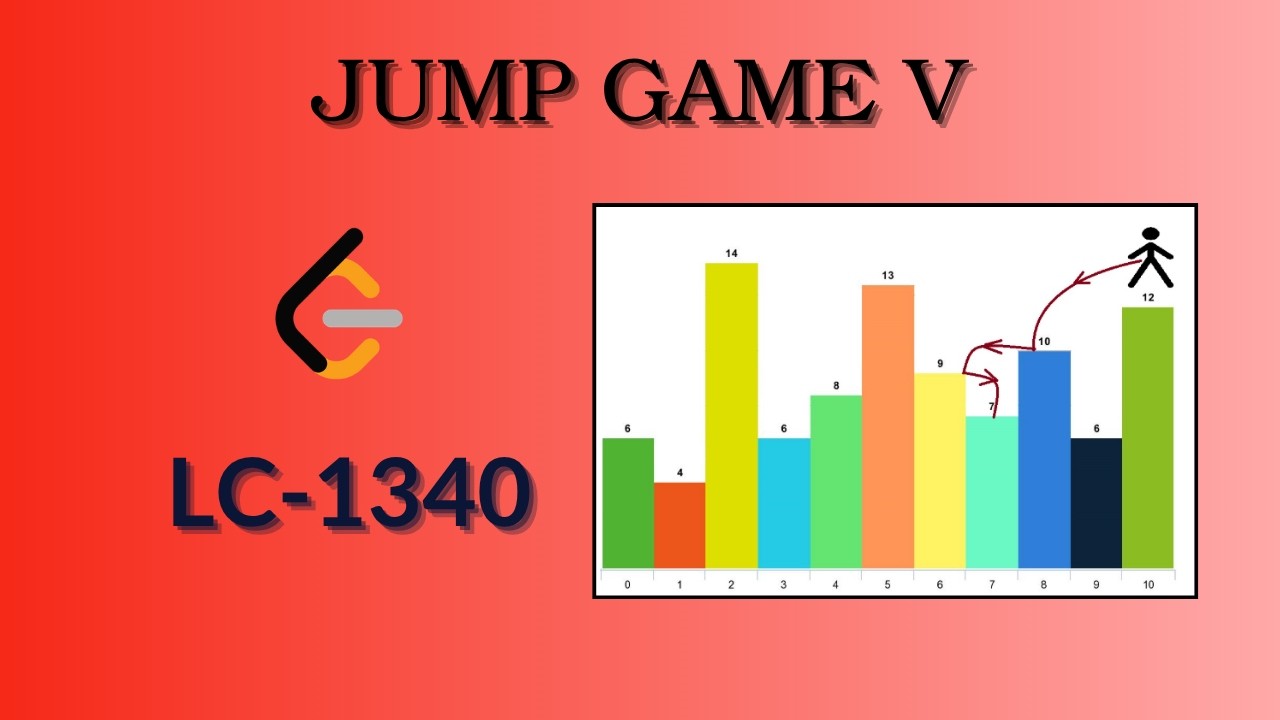 Jump Game V | Leetcode 1340 | Java | Detailed Hindi Explanation - YouTube
