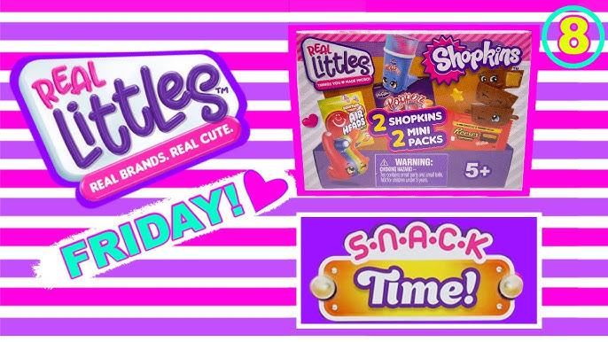 Shopkins Real Littles SNACK TIME Mega Pack Unboxing!!! 