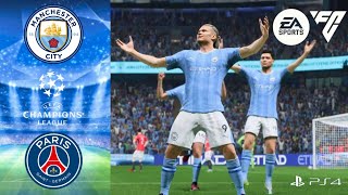 🎮EA SPORTS FC 24_⚽ MANCHESTER CITY vs PSG/🏆 CHAMPIONS LEAGUE GAMEPLAY PS4