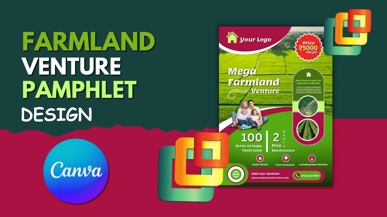 how-to-create-farmland-venture-pamphlet-in-canva-ii-farmland-poster-ii