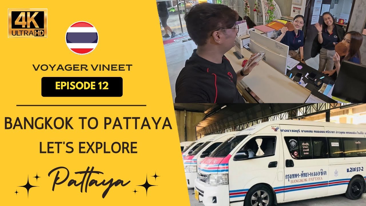 Episode 12 Thailand 🇹🇭 | Bangkok to Pattaya Bus | Gujarati Friends & Hotel Moments | VoyagerVineet